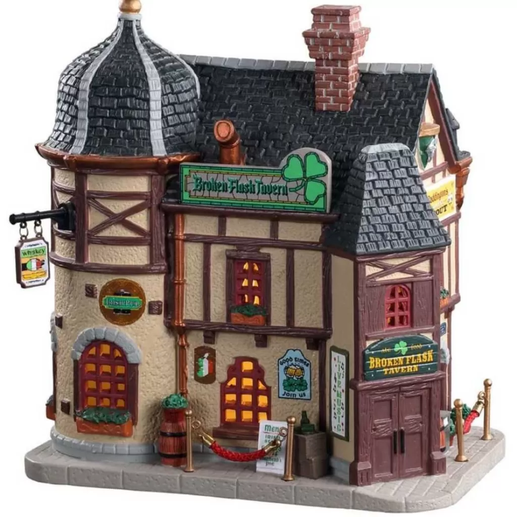 Lemax Broken Flask Tavern 05647 - Caddington Village Outlet